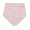 New Baby Kojenecký bavlněný šátek na krk NUNU růžový S