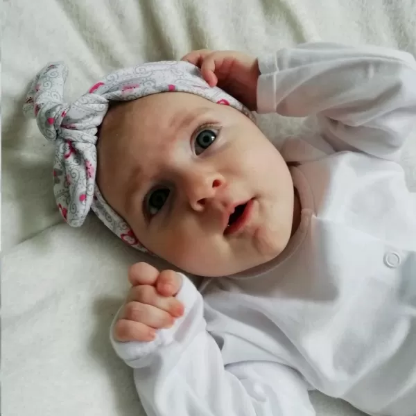 New Baby 3-dílná bavlněná kojenecká souprava Kiddy bílo-růžová