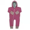 New Baby Zateplený jarní overal s kapucí Spring purple-pink