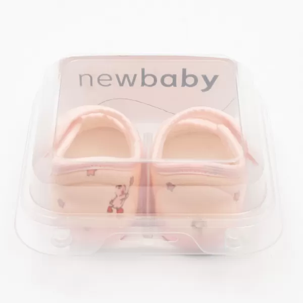 New Baby Kojenecké capáčky holka růžová 0-3 m