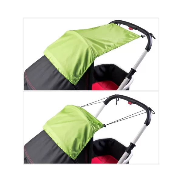 New Baby Sluneční clona na kočárek Basic black