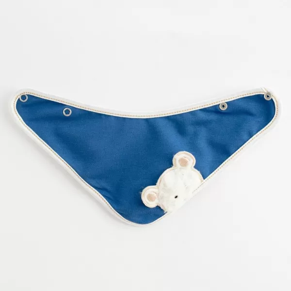 New Baby Jarní kojenecká čepička s šátkem na krk Sebastian