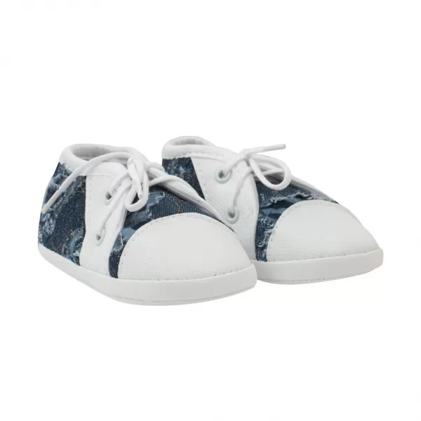 New Baby Kojenecké capáčky tenisky modré 0-3 m