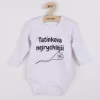New Baby Body s potiskem Tatínkova nejrychlejší - dárkové balení