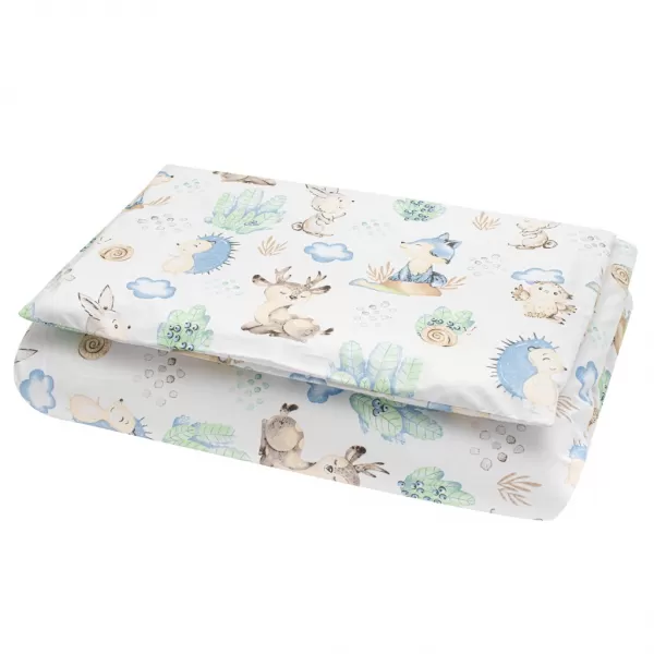 New Baby 3-dílné ložní povlečení 100/135 cm Ježek