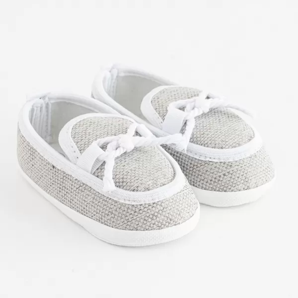 New Baby Kojenecké mokasíny-capáčky šedá 12-18 m