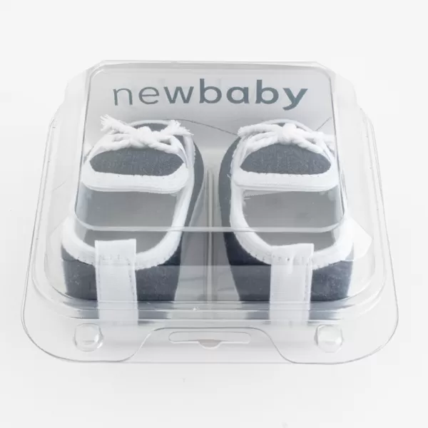 New Baby Kojenecké mokasíny-capáčky tmavě modrá 0-3 m