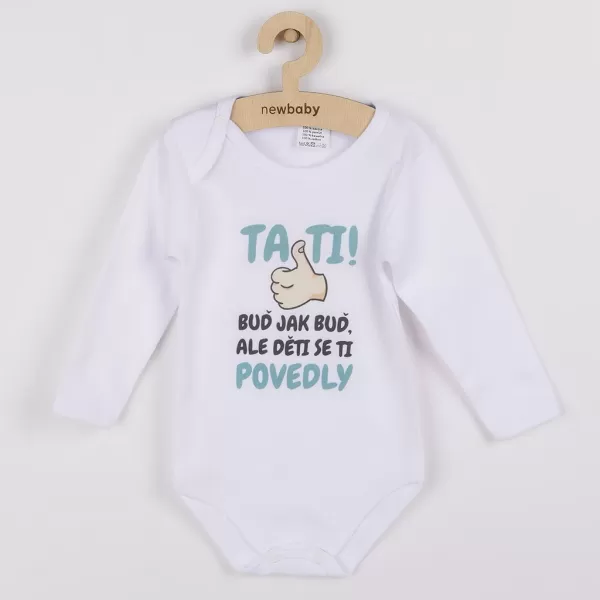 New Baby Body s potiskem Tati, ... děti se ti povedly