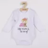 New Baby Body s potiskem Když nespím já, tak ani vy - dárkové balení