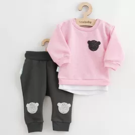 New Baby Kojenecká souprava tričko a tepláčky Brave Bear ABS