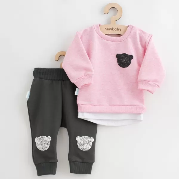 New Baby Kojenecká souprava tričko a tepláčky Brave Bear ABS