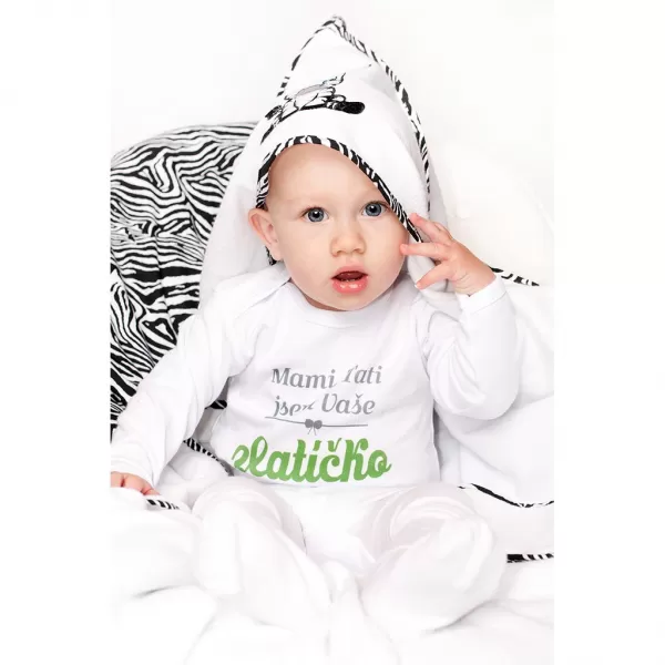 New Baby Body s potiskem Mami, Tati jsem Vaše zlatíčko - dárkové balení