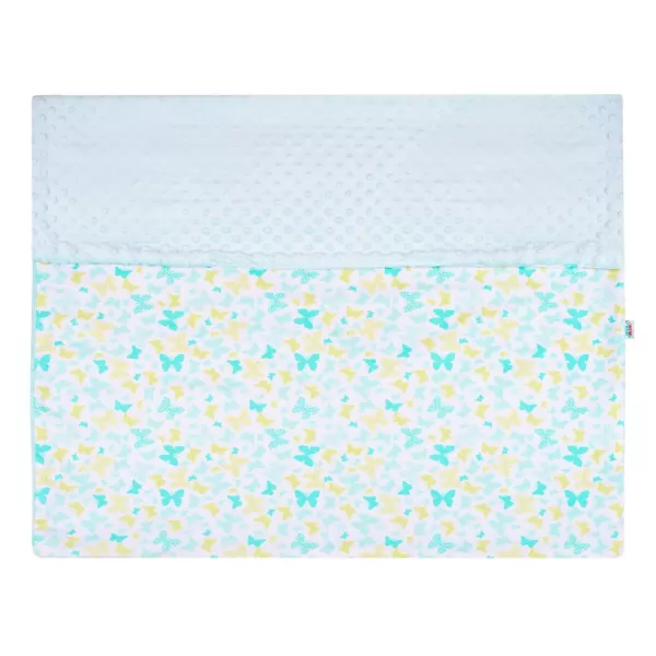 New Baby Dětská deka z Minky modrá 80x102 cm