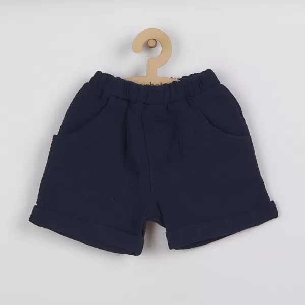 New Baby Kojenecká mušelínová soupravička Summer Nature Collection tmavě