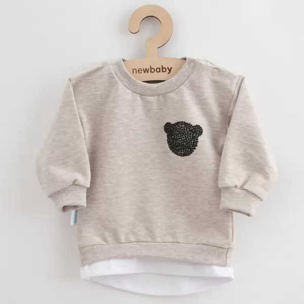 New Baby Kojenecká souprava tričko a tepláčky Brave Bear ABS