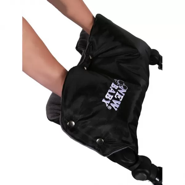 New Baby Rukávník na kočárek Classic Fleece grey/red