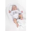 New Baby Body s potiskem Ahoj, jsem tady! - dárkové balení