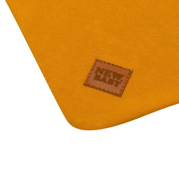 New Baby Kojenecký bavlněný šátek na krk Favorite hnědý M