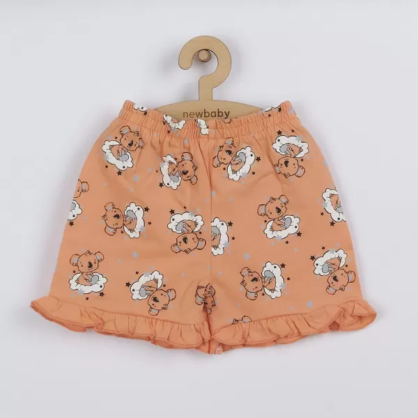 New Baby Dětské letní pyžamko Dream lososové