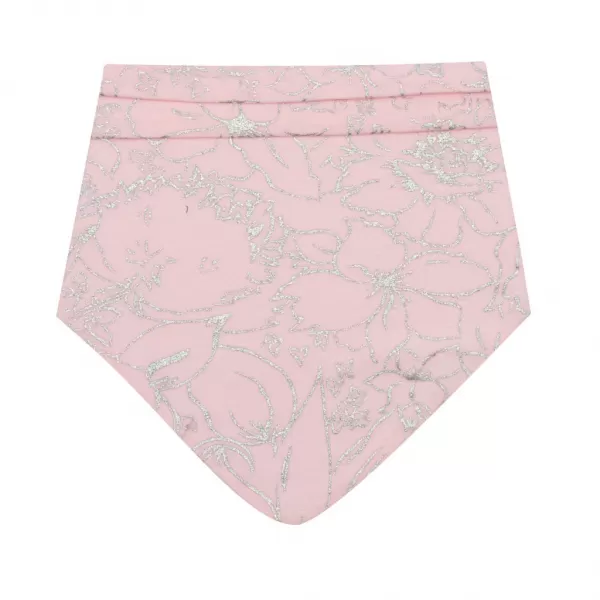 New Baby Kojenecký bavlněný šátek na krk NUNU růžový M