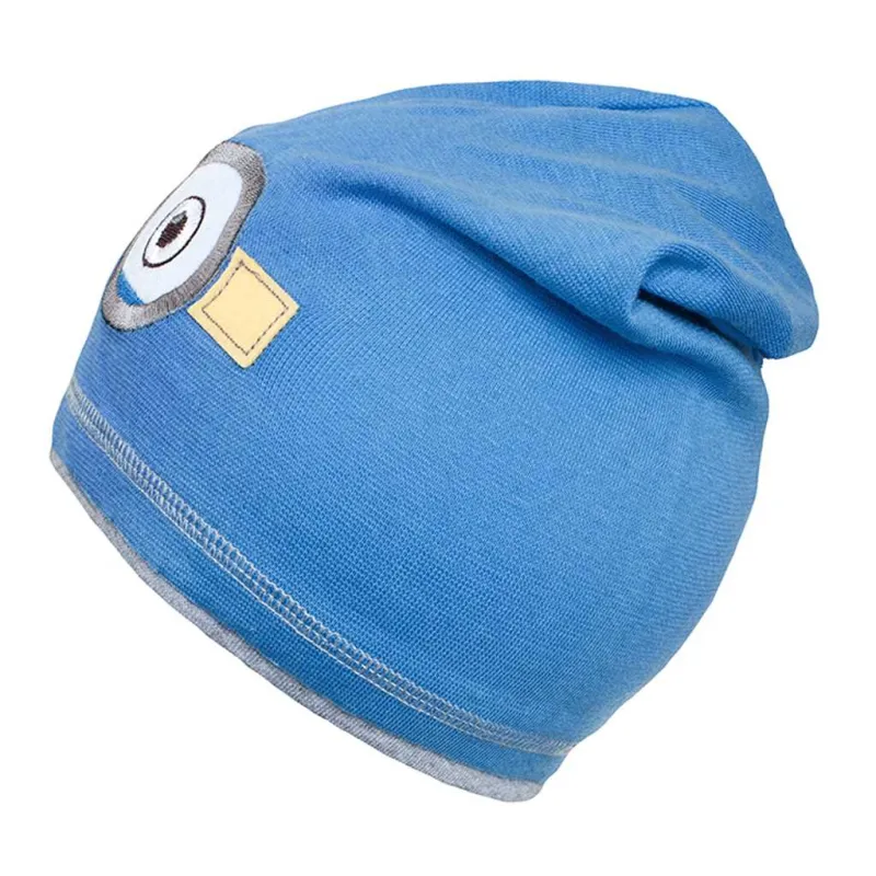 New Baby Podzimní dětská čepička mimoň světle