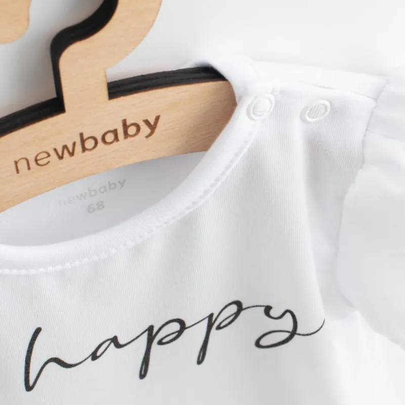 New Baby 2-dílná letní dívčí souprava Be Happy