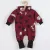 New Baby Kojenecký bavlněný overal s kapucí a oušky tlapka tmavě růžový