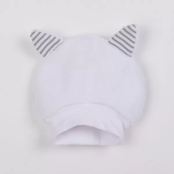 New Baby Luxusní dětská zimní čepička s oušky Snowy collection