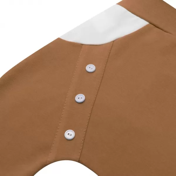 New Baby Kojenecké bavlněné tepláčky The Best hnědé