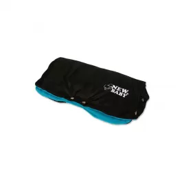 New Baby Rukávník na kočárek Classic Fleece black/blue