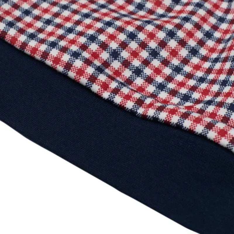 New Baby Kojenecká bavlněná čepička Checkered