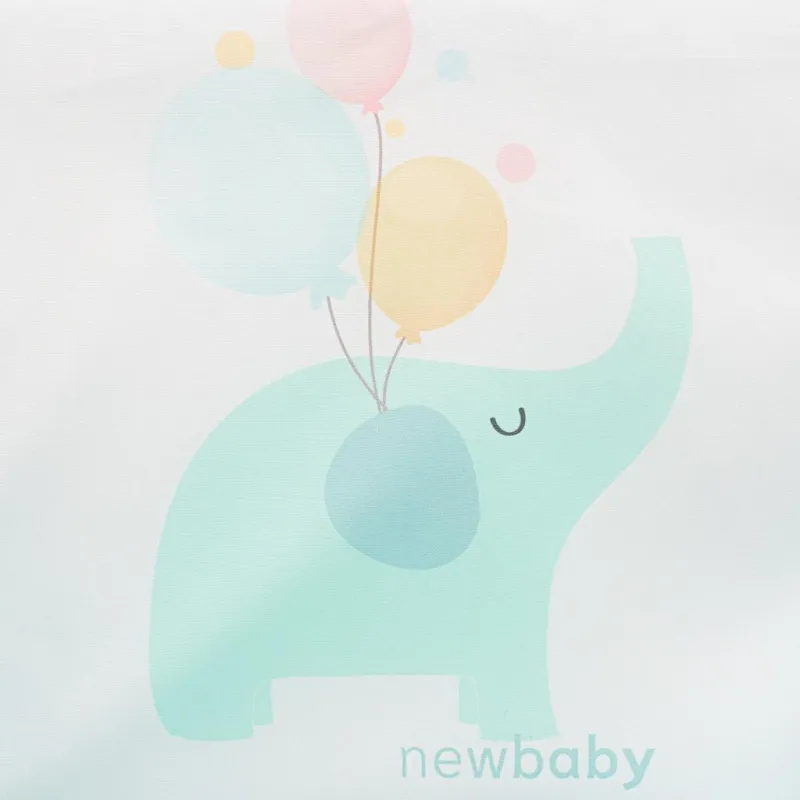 New Baby Dětské rozkládací křeslo Elephant mátová