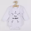 New Baby Body s potiskem Tati, to dáš! - dárkové balení