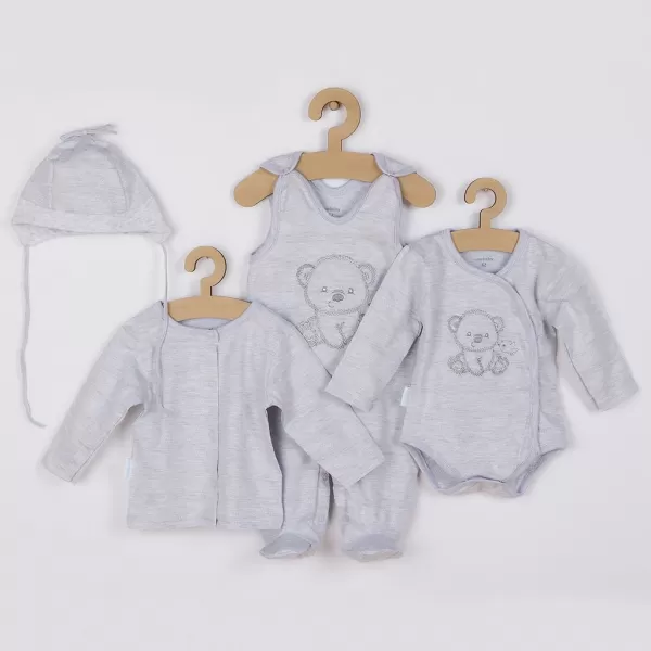 New Baby Kojenecká soupravička do porodnice Sweet Bear