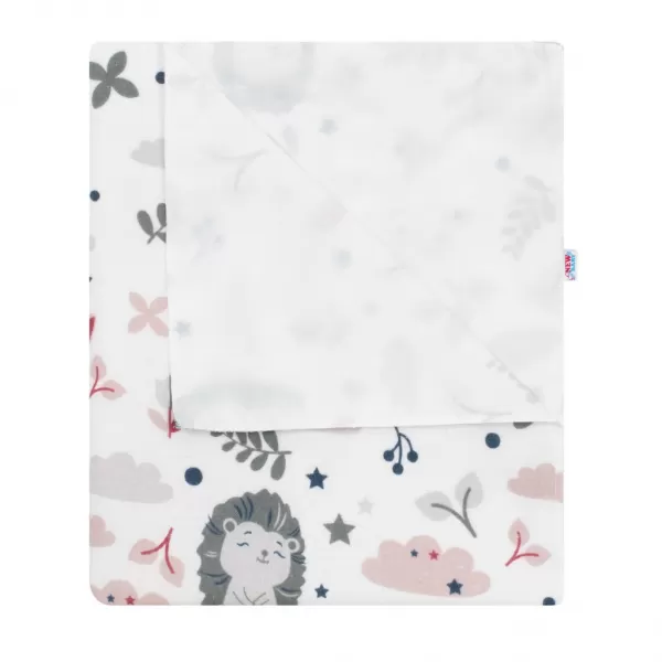 New Baby Nepromokavá flanelová podložka zvířátka