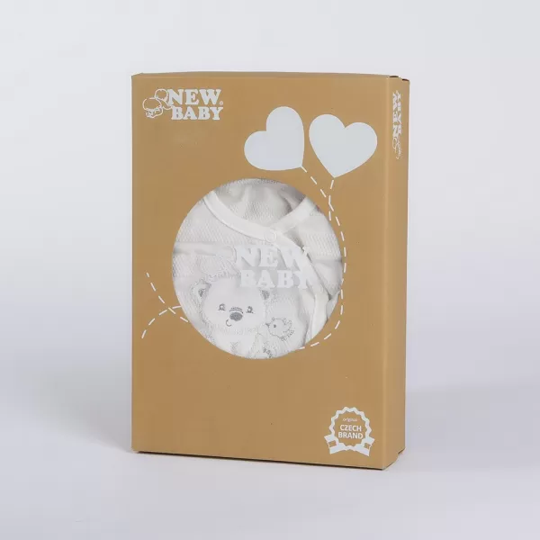 New Baby Kojenecká soupravička do porodnice Sweet Bear