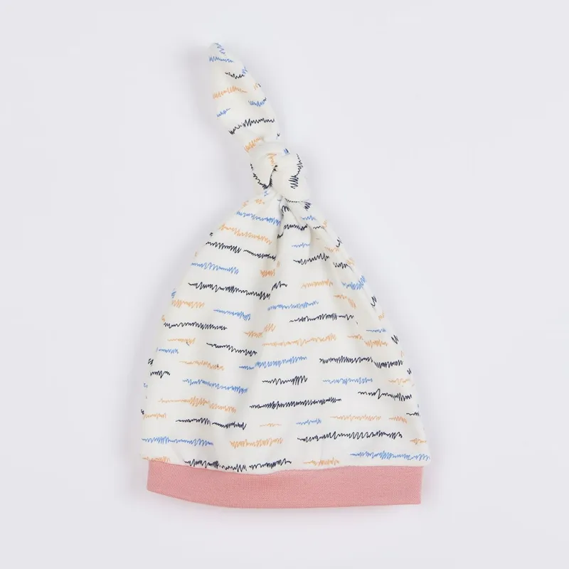 New Baby Kojenecká bavlněná čepička Summertime holka