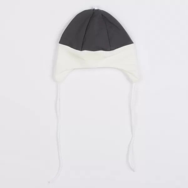 New Baby Kojenecká čepička The Best grafitová