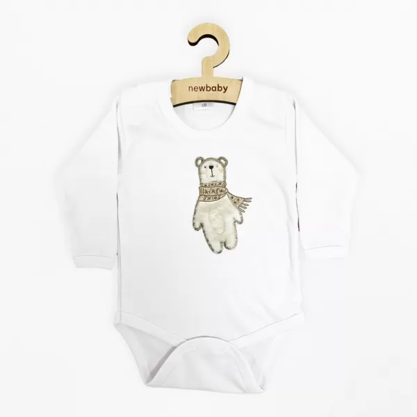 New Baby Kojenecké body s dlouhým rukávem Polar Bear