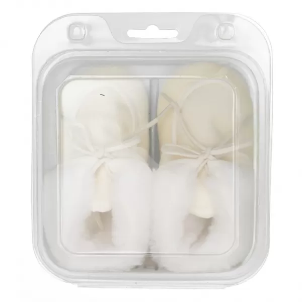 New Baby Kojenecké zimní capáčky béžové 0-3 m