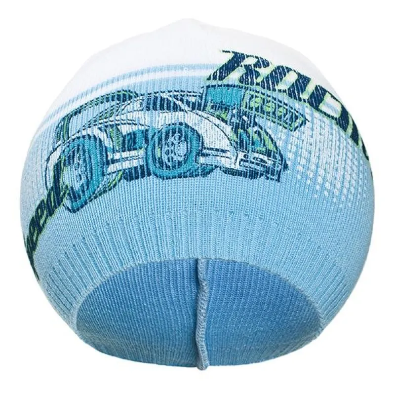New Baby Podzimní dětská čepička Racing světle