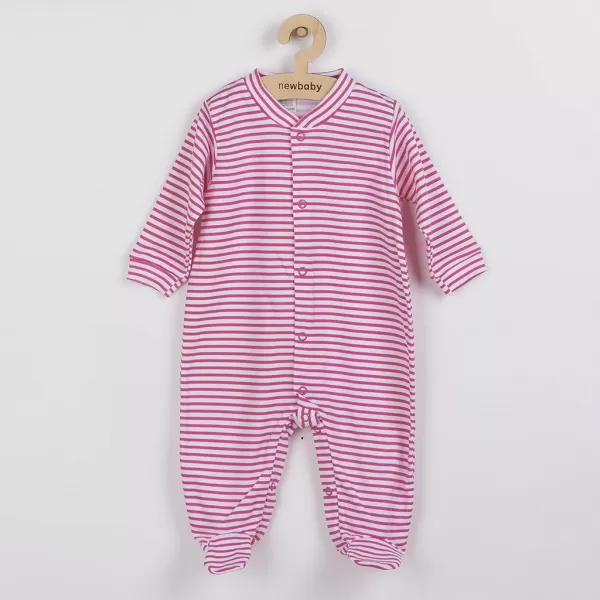 New Baby Kojenecký overal Classic II šedý s hvězdičkami