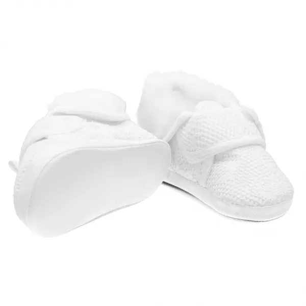 New Baby Kojenecké zimní capáčky ke křtu 0-3 m holka