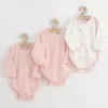 New Baby Kojenecké celorozepínací body Classic II Holka 3ks