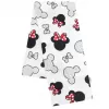 New Baby Flanelová plena s potiskem bílá Mickey & Minnie