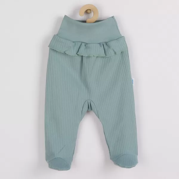 New Baby 2-dílná kojenecká souprava Stripes ledově