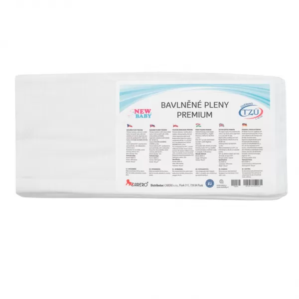 New Baby Bavlněné pleny 80x80 cm PREMIUM 10 ks