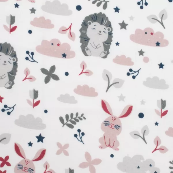 New Baby Nepromokavá flanelová podložka zvířátka