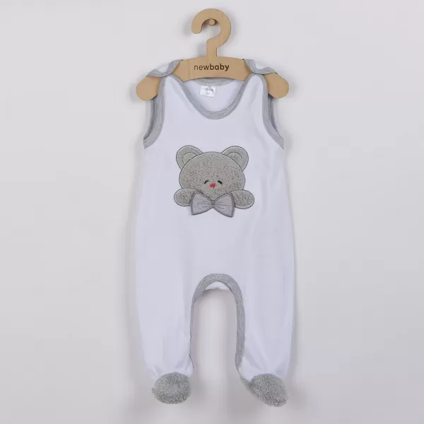 New Baby Luxusní kojenecké dupačky Honey Bear s 3D aplikací