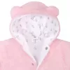 New Baby Zimní kabátek Nice Bear růžový